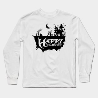 Happy Halloween 1 Black Version Long Sleeve T-Shirt